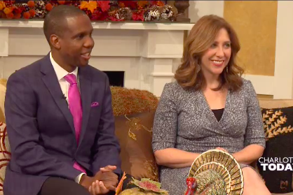 Laurie Berzack appearing on Charlotte Today