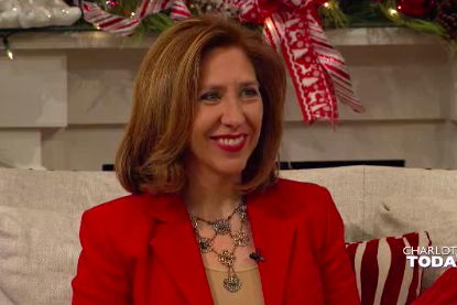 Laurie Berzack appearing on Charlotte Today