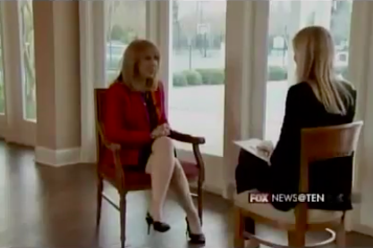 Laurie Berzack appearing on Fox News at ten