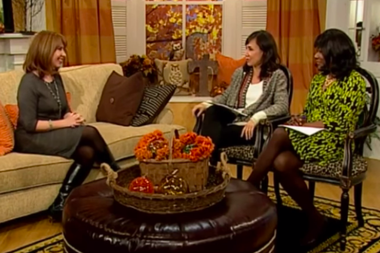 Laurie Berzack appearing on TV