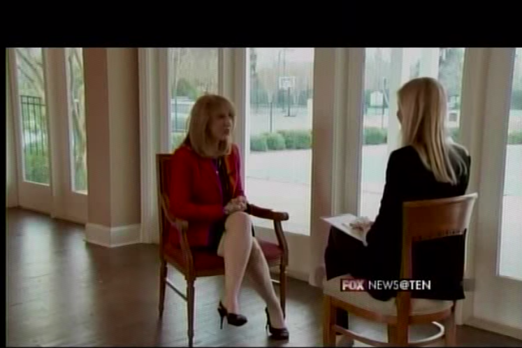 Laurie Berzack appearing on Fox News Ten