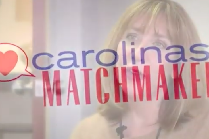 Laurie Berzack with teh Carolina's Matchmaker logo overlaid