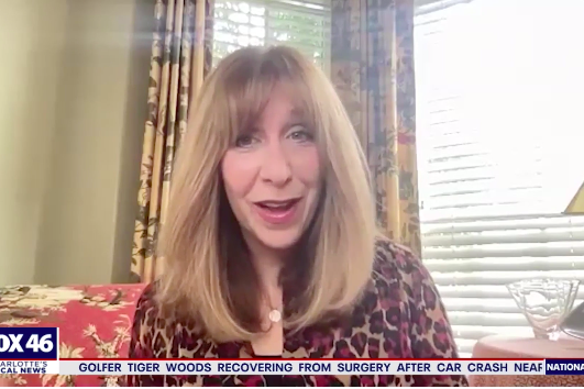 Laurie Berzack appearing on Fox 46
