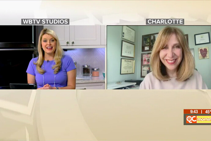 Laurie Berzack appearing on QC Morning